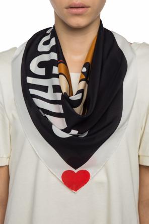 Chusta z motywem misia z logo, zdjęcie 2 Chusta z motywem misia z logo od Moschino